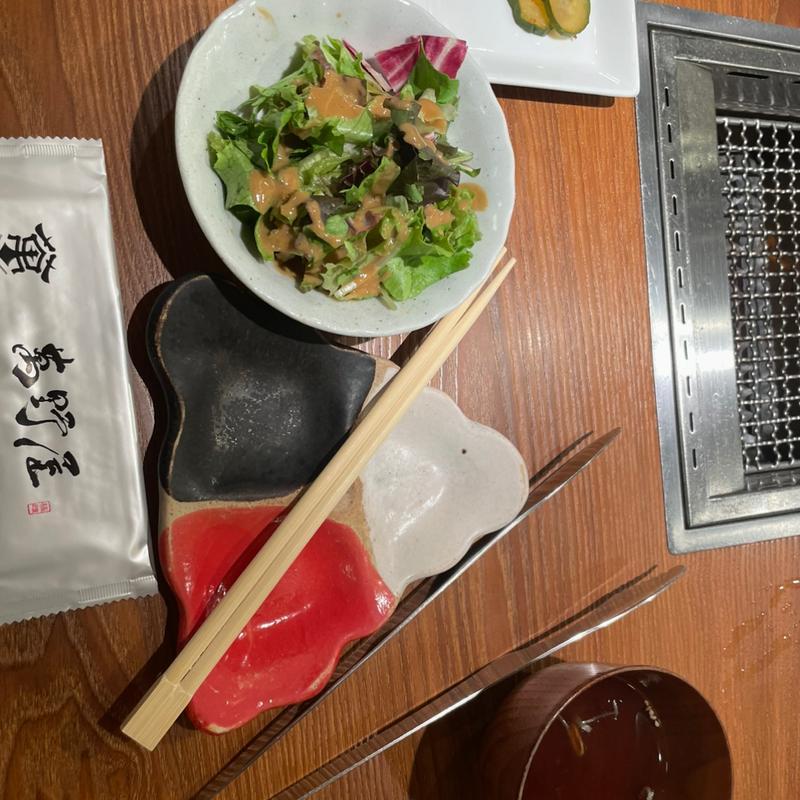 赤身とカルビのランチ(やきにく萬野 ホワイティうめだ)