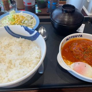 うまトマトハンバーグ定食(松屋 宝塚安倉店 )