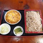 ミニ親子丼　もり又はかけ(桝屋 そば店 （ますやそばてん）)