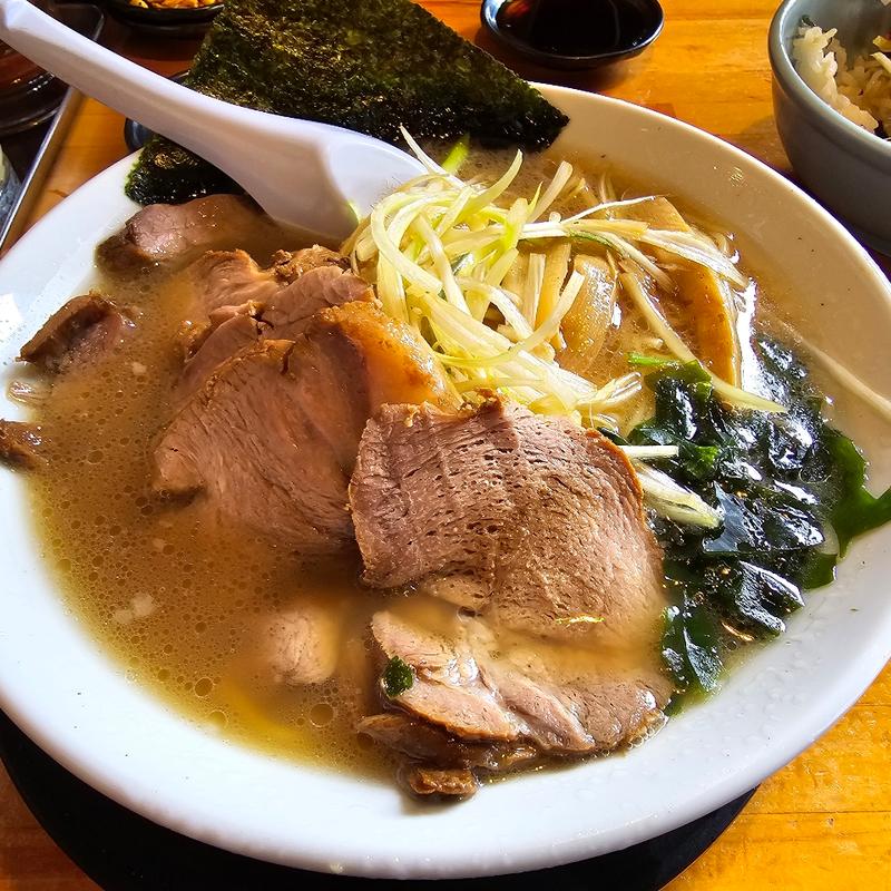 ネギチャーシューメン(ラーメンショップ椿 二本松店)