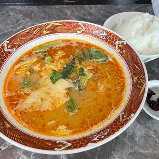 四川ラーメン定食(都飯店 枚方田口店)