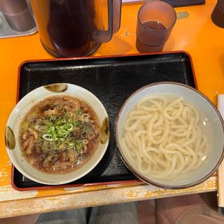 豚バラ肉の肉汁つけ麺(空飛ぶうどん やまぶき家)