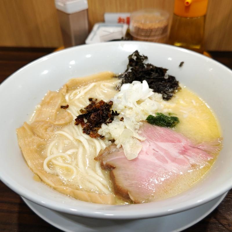 鶏白湯麺(鶏白湯ラーメン専門店 鶏ふじ)