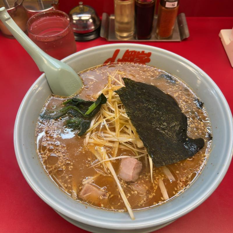 味噌ネギラーメン 中盛(ラーメン山岡家 松戸北小金店)