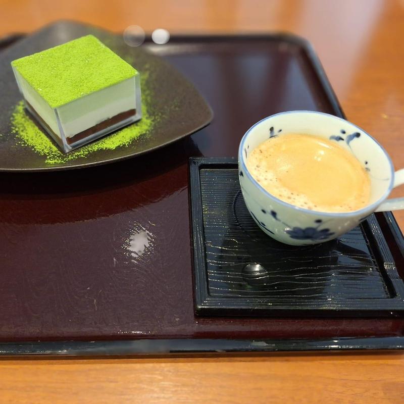 抹茶ティラミスセット(四六時中 マルイ溝口店)