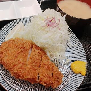 上ロースカツ定食(とんかつ檍(とんかつあおき) 札幌大通店)