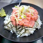 ミニ鮪たたき丼(名代 箱根そば 喜多見店)