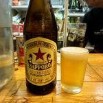 サッポロ赤星ラガー(大衆酒場 チャン栓チャン)