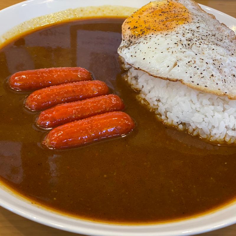 ウインナ､目玉焼カレー(カレーの弐番亭 神保町本店)