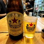 サッポロ赤星ラガー(大衆酒場 チャン栓チャン)