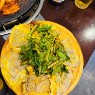 ポパイ肉チヂミ(チュクミドサ 新大久保店)