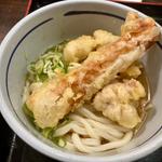 冷とり天&ちくわ天ぶっかけ(おにやんま 新橋店)