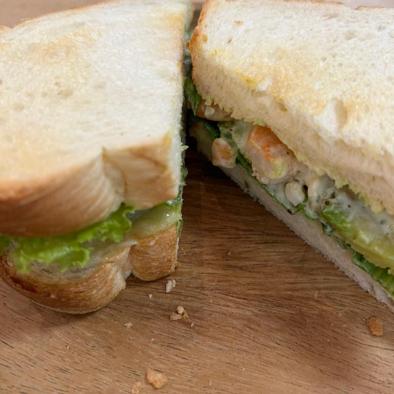 エビアボカドサンド(可否茶館 イオン平岡店)