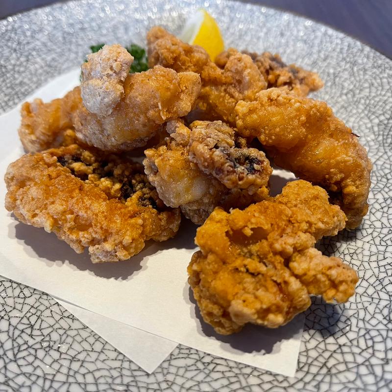タコの唐揚げ(万葉庵)