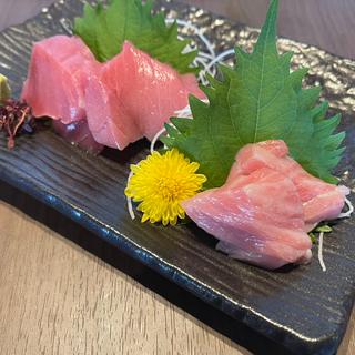 まぐろの刺身(万葉庵)