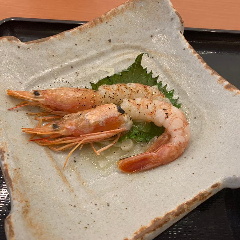 赤エビのカルパッチョ(和食さと 向日店 )