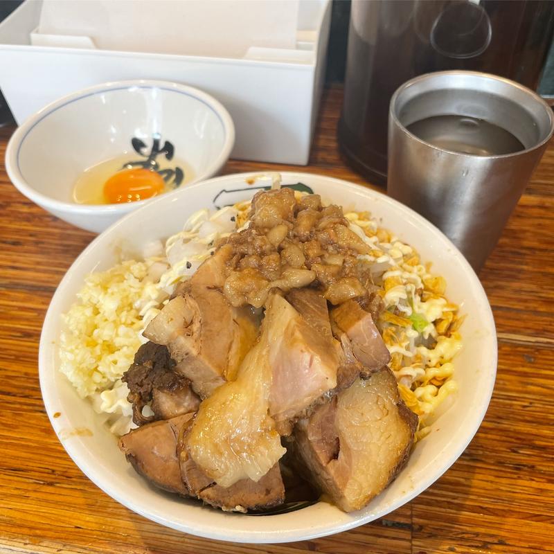 汁無しそば(雷 松戸駅東口店)