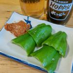 味噌ピーマン(大衆酒場 BEETLE 野毛)