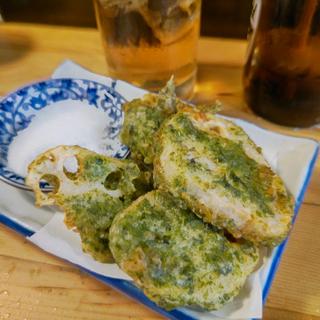 れんこん磯辺揚げ(大衆酒場 BEETLE 野毛)