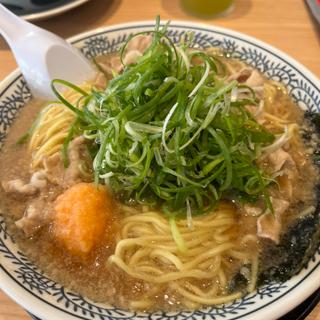 熟成醤油ラーメンねぎ肉そば(丸源ラーメン 札幌菊水元町店)