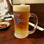 生ビール（サントリーモルツ）(虎の穴 恵比寿店)