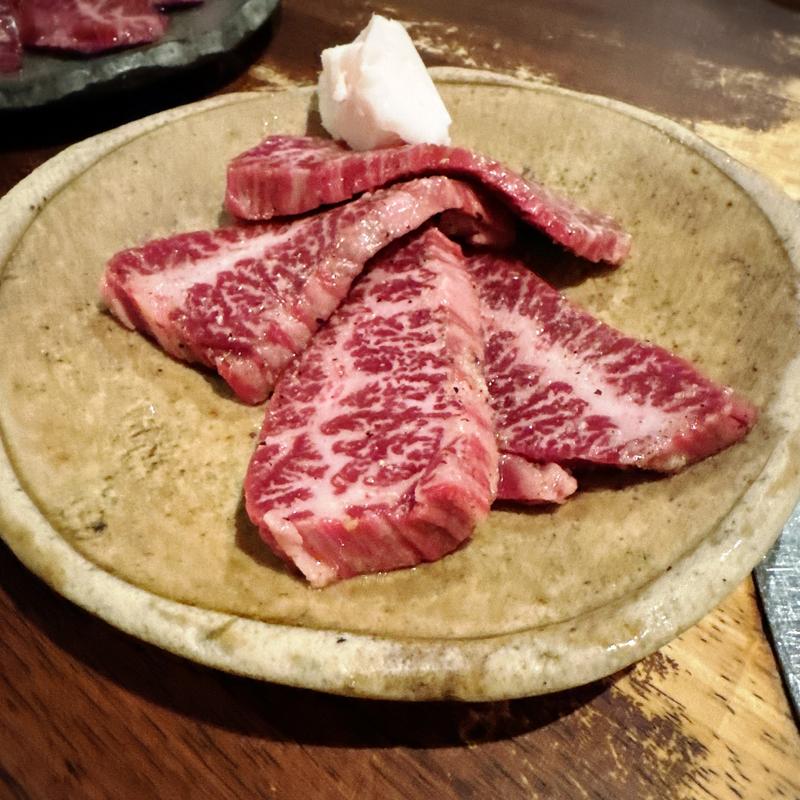 飛騨牛ハラミ（シオ・タレ）(虎の穴 恵比寿店)