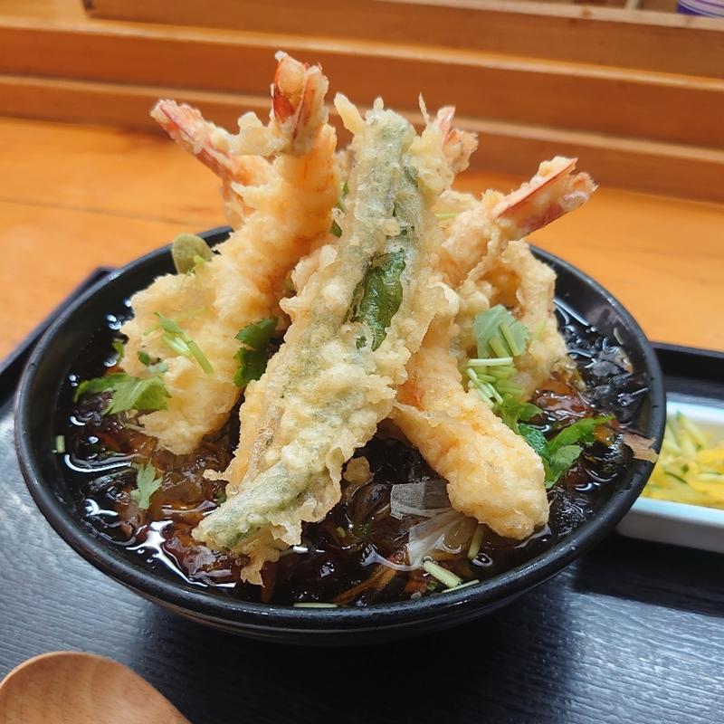 冷しエビ野菜天丼(秋谷 )