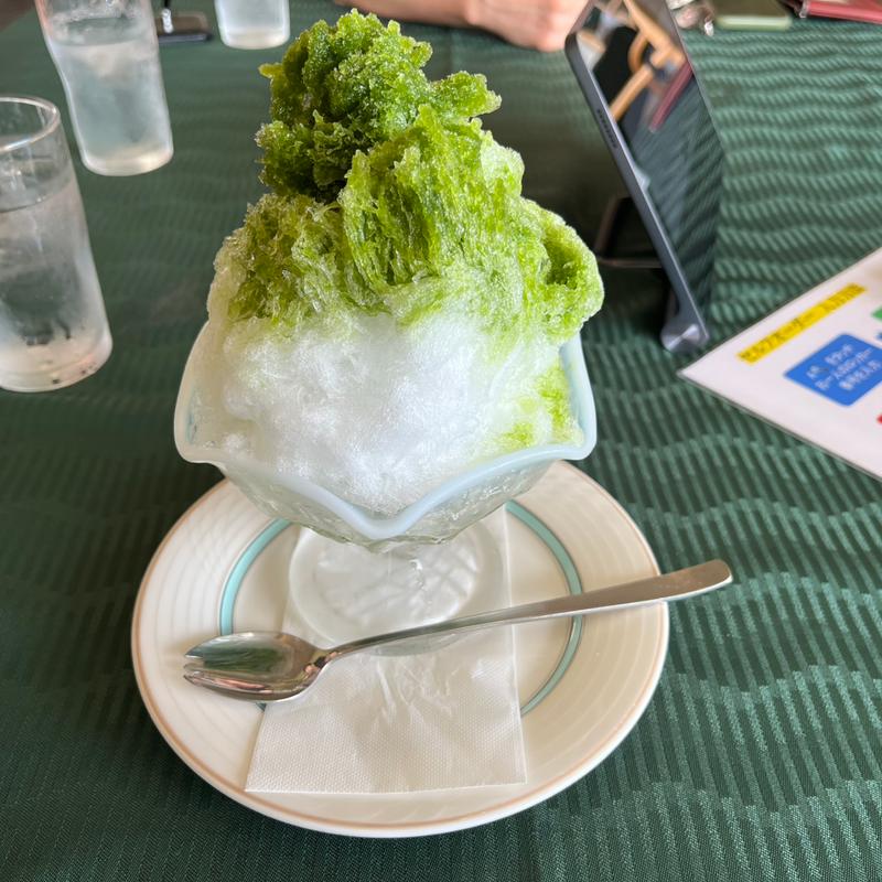 かき氷(抹茶)(成田フェアフィールドゴルフクラブレストラン )
