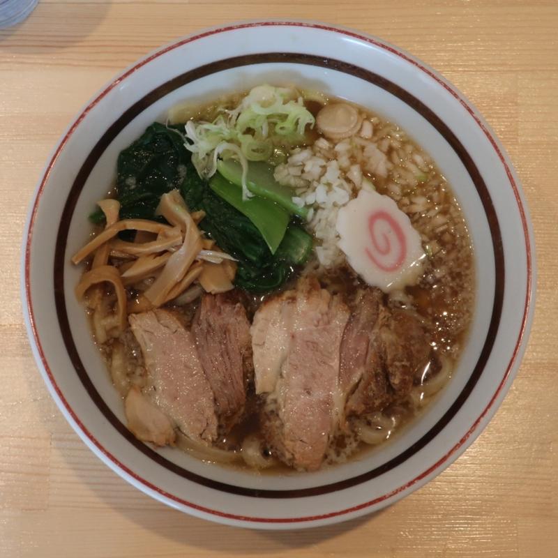 手打ち中華しょうゆ(浅間食堂)