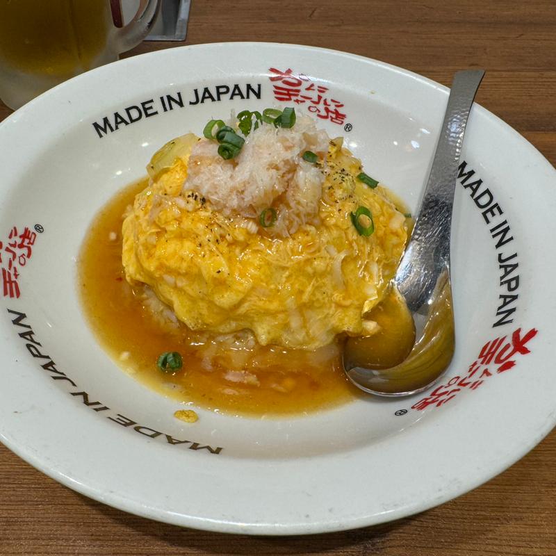 半熟たまごのカニ玉チャーハン(かにチャーハンの店 エキュート大宮店)