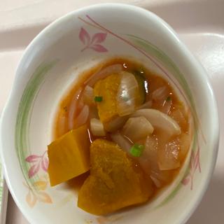 かぼちゃのトマト煮(九州大学病院職員食堂)
