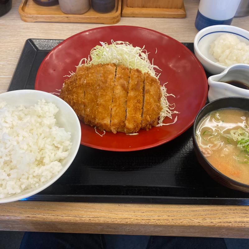 おろしカツ定食(ロース120g)(かつや 愛知津島店)