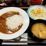 チキンカレーランチセット 並盛(松屋 亀有南口店 )