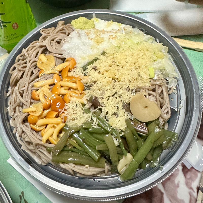 冷やし山菜とろろそば(半玉大盛り)(信州そば処 そじ坊 錦糸町楽天地ビル店)