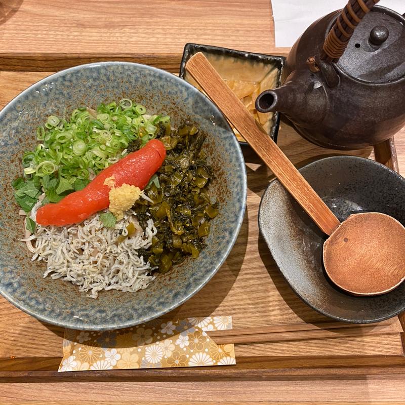 しらすと高菜スパゲッティ(東京たらこスパゲティ 南池袋店)