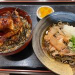 越前おろしそばソースカツ丼セット