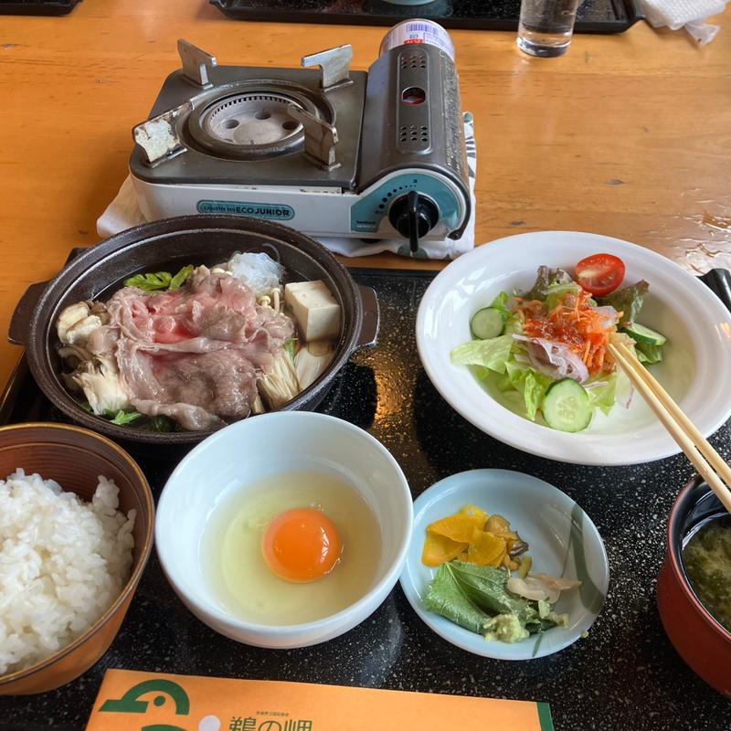 常陸牛すき焼き定食(しおさい )