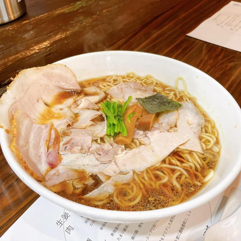 生姜醤油チャーシュー 特盛(らぁめん しょうがの海)