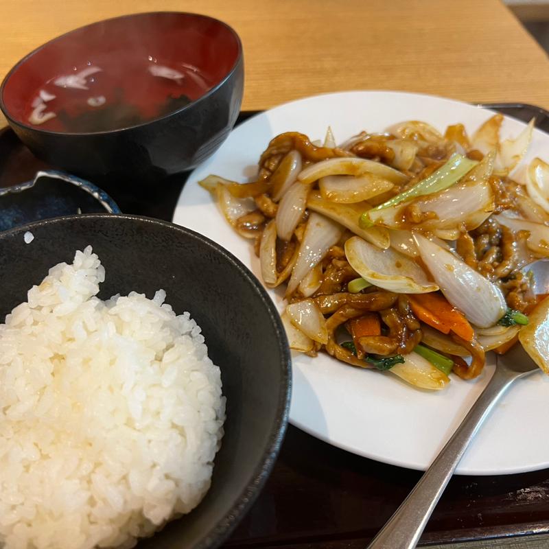 豚肉と玉葱の炒め(ショウショウ焼餃子)