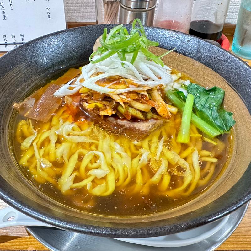 赤ネギキレ醤油(麺寿 とものや)