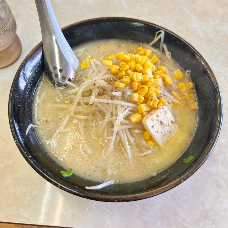塩バターコーンラーメン(くるまやラーメン千葉八街店)