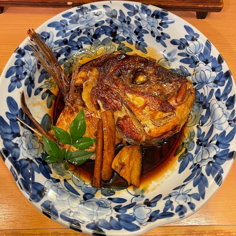 鯛あら煮(寿し 居酒屋 鮮や丸)