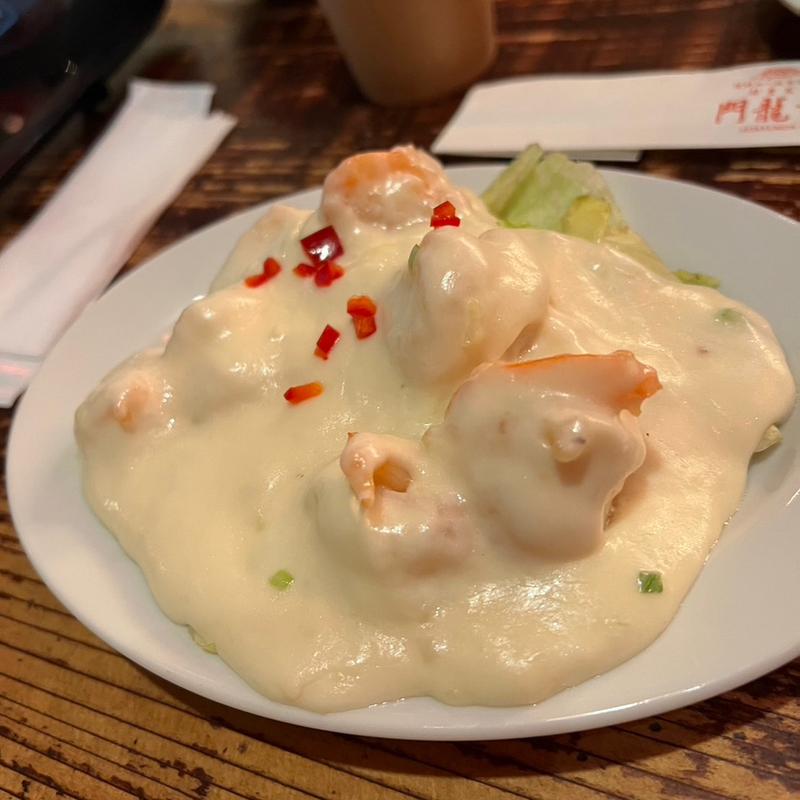 海老のマヨネーズ炒め(青龍門 イクスピアリ店｜中華台湾家庭料理)