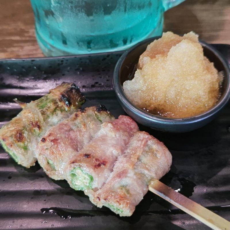 おくらの肉巻き串(今村商店)