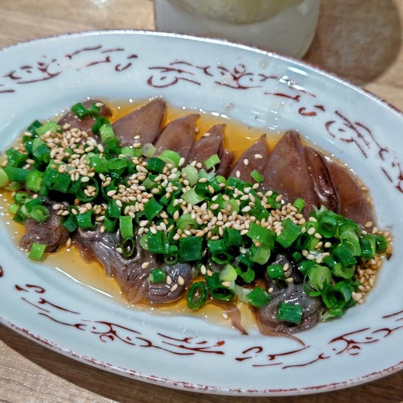 ホタルイカのレバ刺し風(餃子販売所 横浜南幸いち五郎)