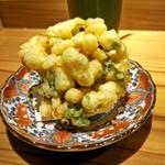 ホワイトコーンのかき揚げ(寿司トおでんにのや横浜店)