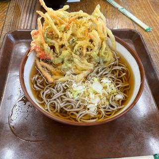天ぷらそば(道の駅 白い森おぐに)