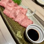 極上タン刺身