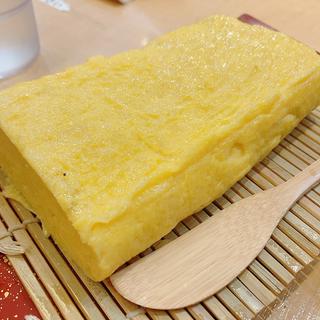 自家製だし巻き玉子一本勝負(回転寿司　すし丸 可部店 )