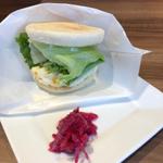 ポテトとレタスのホットサンド